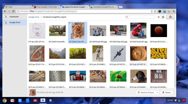 Google Drive has come to Chrome OS, the browser-based operating system that arguably needs it more than the average PC.