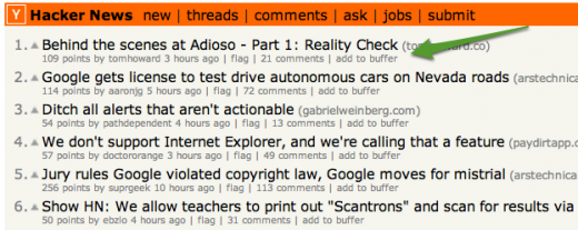 buffer hacknews 520x207 Send it later service Buffer expands Chrome extension to support Facebook, Google Reader and more