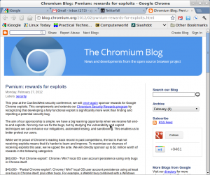 Google bets big that its Chrome Web browser can't be busted.