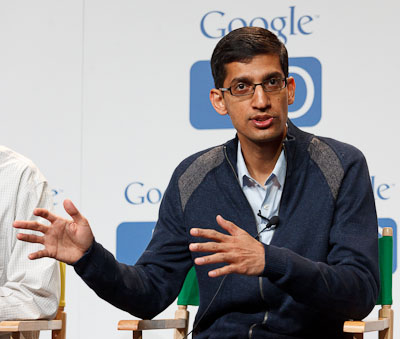 Sundar Pichai, SVP of Chrome