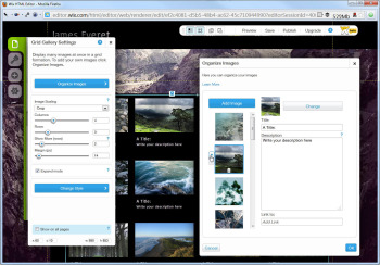 Wix image insertion screenshot